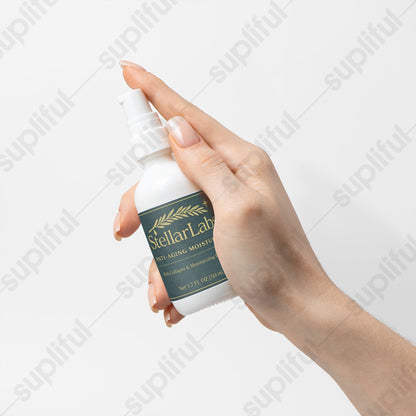 Anti Aging Moisturizer being used