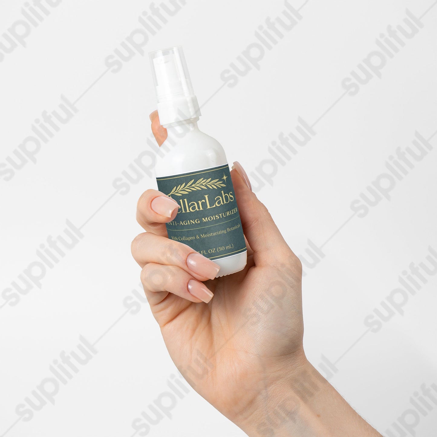 Anti Aging Moisturizer female hand