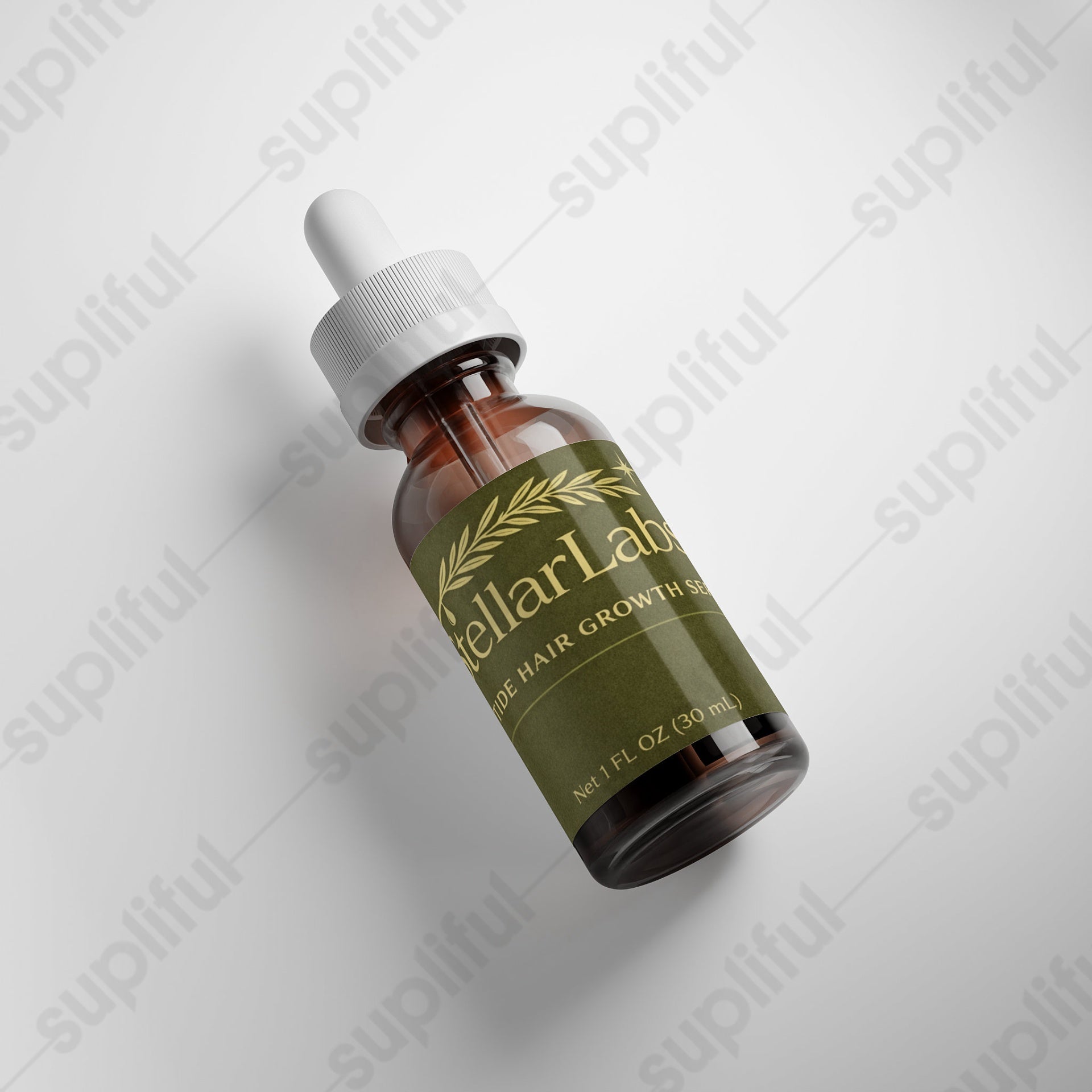 Peptide Hair Growth Serum angled view